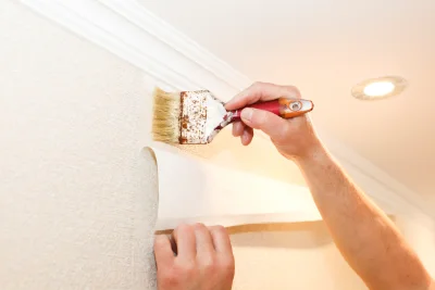 Pose de papier peint à Esvres — revêtements muraux et toiles de verre